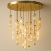 Audubon Crystal Round Chandelier 56"